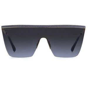 Jimmy Choo Eyewear Leah Shield Frame Sunglasses blue